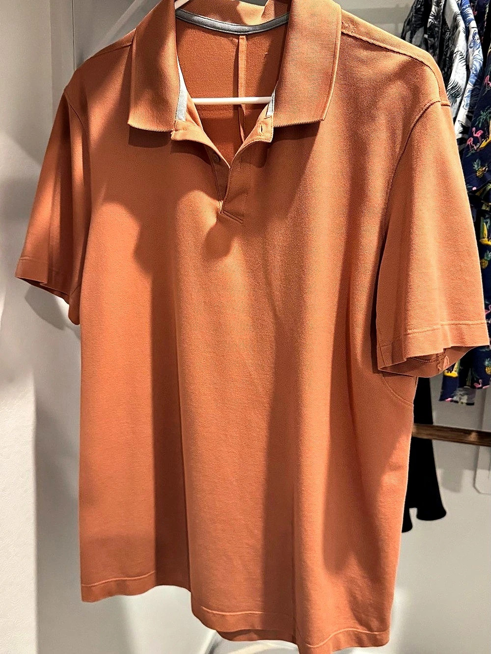 Lululemon Men's Polo in Orange**Like New